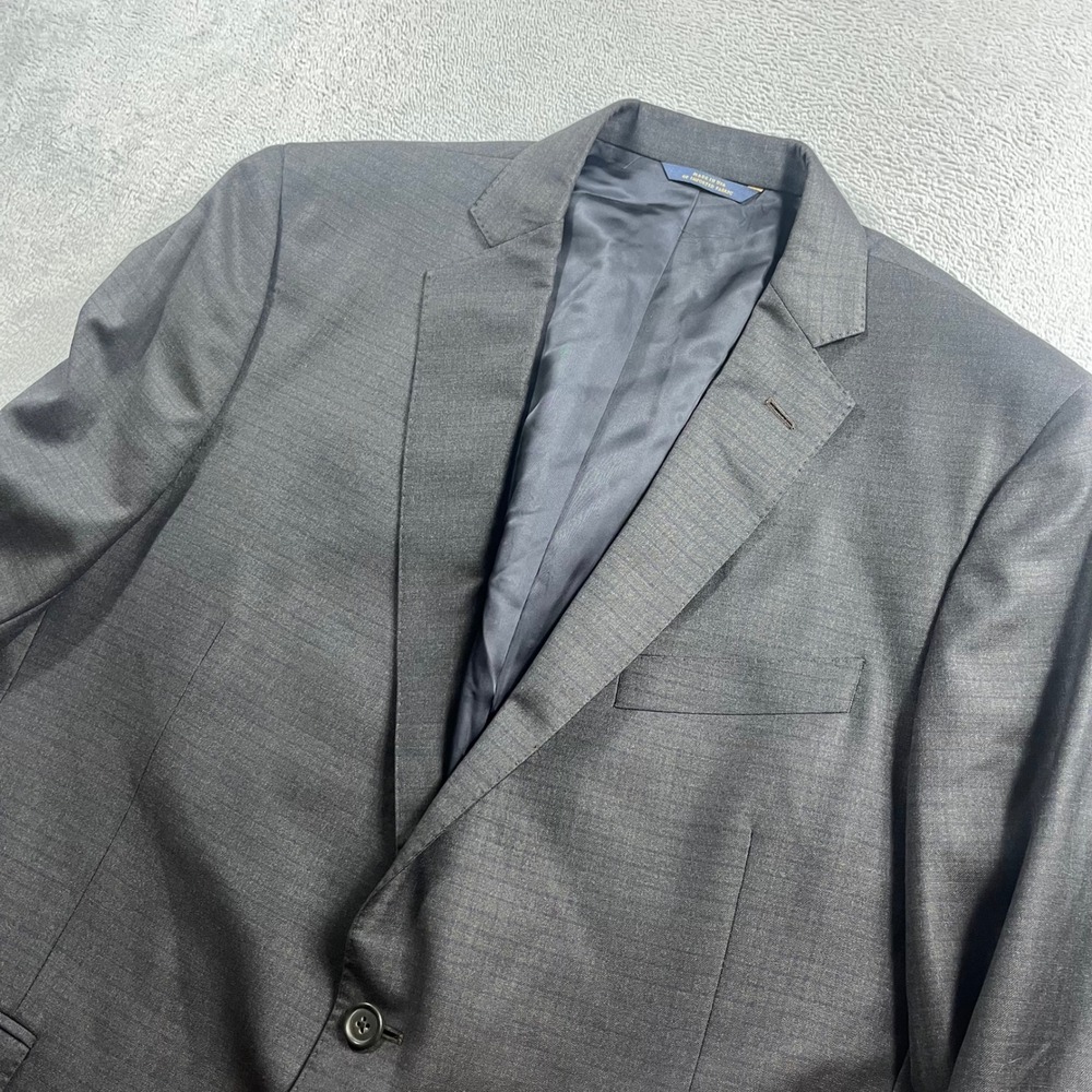 Brooks Brothers 1818 Regent Blazer 44R Gray Reda Italian Wool Sport Coat Mens